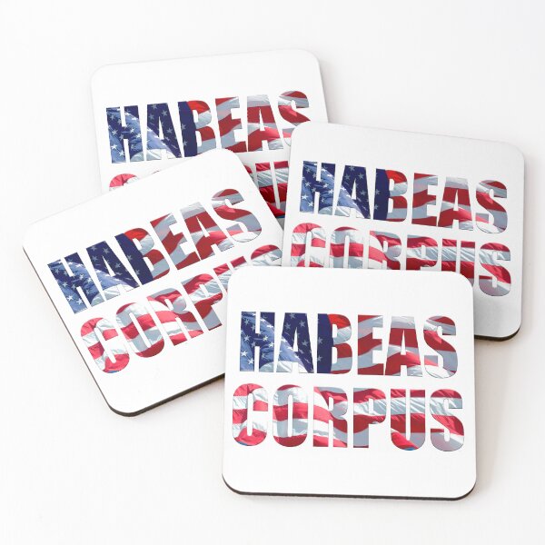Item preview, The legal term “Habeas Corpus” with an overlay of the American flag.  designed and sold by funkyworm.