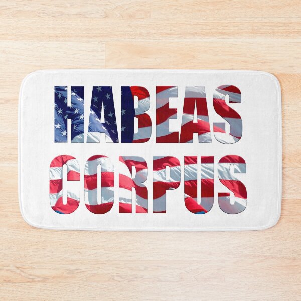 Item preview, The legal term “Habeas Corpus” with an overlay of the American flag.  designed and sold by funkyworm.