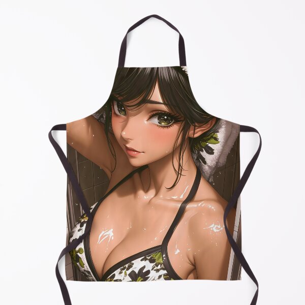 Artikelvorschau, Anchovy Girls und Panzer Wet Beauty Anime Girl Blatt-Bikini-Szene entworfen und verkauft von bolleykoldl.