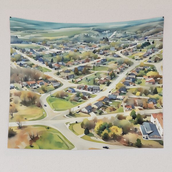 Item preview, Suburban Spring designed and sold by RCWatercolours.