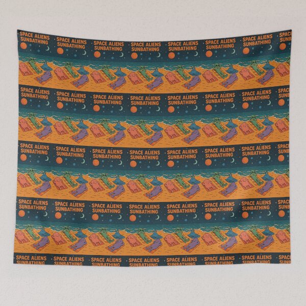 Item preview, Cosmic Beach Day: Sunbathing Space Aliens designed and sold by MarylinMonroeMi.