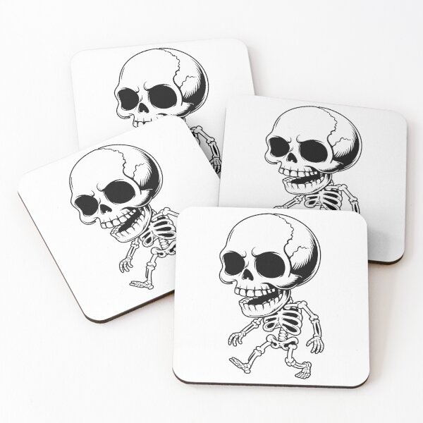 Item preview, Skeleton Big Head, Funny Skull designed and sold by AFernandesDSG.
