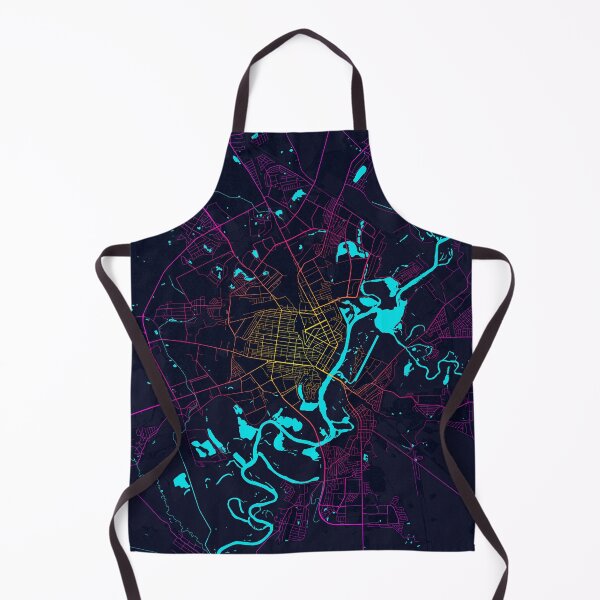 Item preview, Gomel City Map Belarus - Neon designed and sold by deMAP.