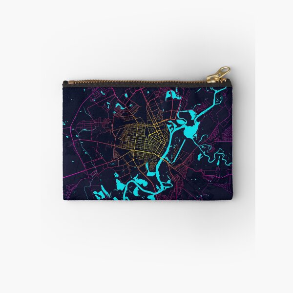 Item preview, Gomel City Map Belarus - Neon designed and sold by deMAP.