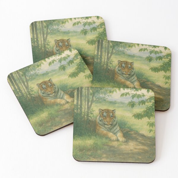 Item preview, Tiger resting in the shade designed and sold by Miradas del Mundo.