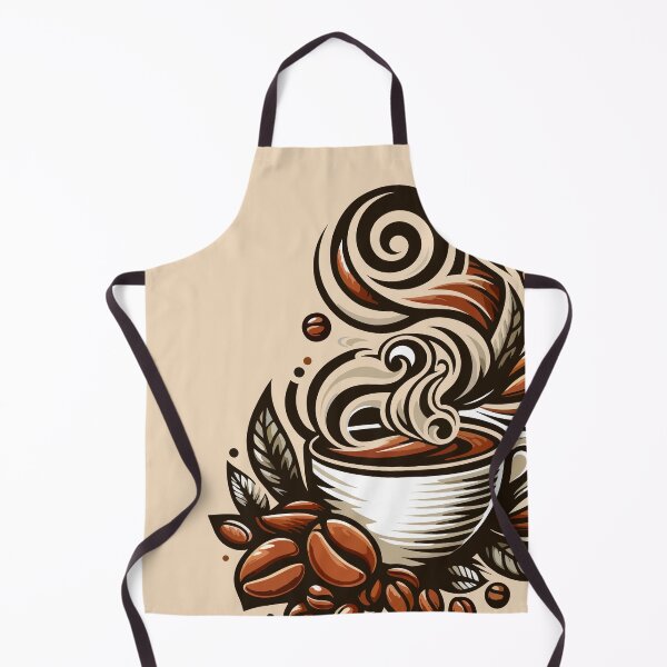 Item preview, Abstract Coffee Cup and Beans designed and sold by Coffee Lifestyle.
