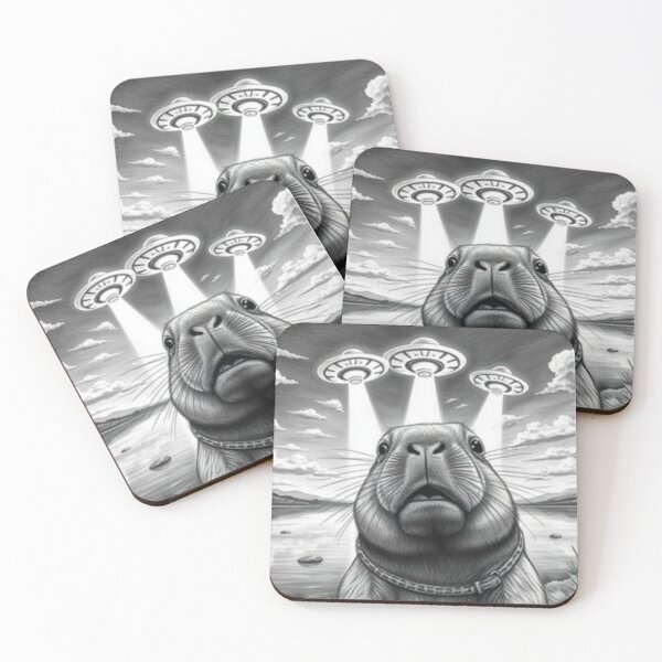 Item preview, Capyverse Chronicles: The UFO Selfie designed and sold by Iuqiune.