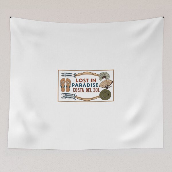 Item preview, Lost in Paradise Costa del Sol Print – Retro Summer Design designed and sold by StormArte.