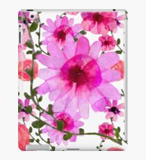 Vinilo o funda para iPad Rosa floral acuarela vintage