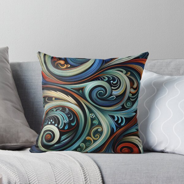Item preview, New Zealand Māori Paua Pattern Koru Design 406 designed and sold by GrinGalore.
