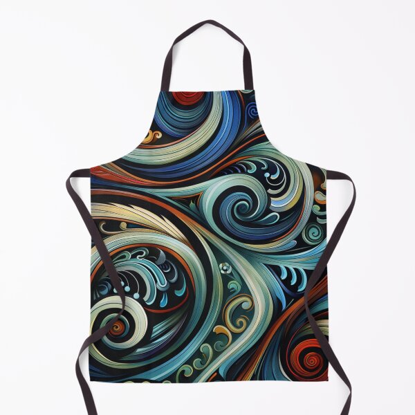 Item preview, New Zealand Māori Paua Pattern Koru Design 406 designed and sold by GrinGalore.