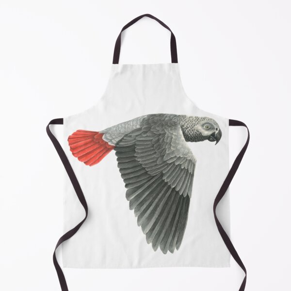 Item preview, African grey parrot in dry pastel designed and sold by Chouetteplanete.