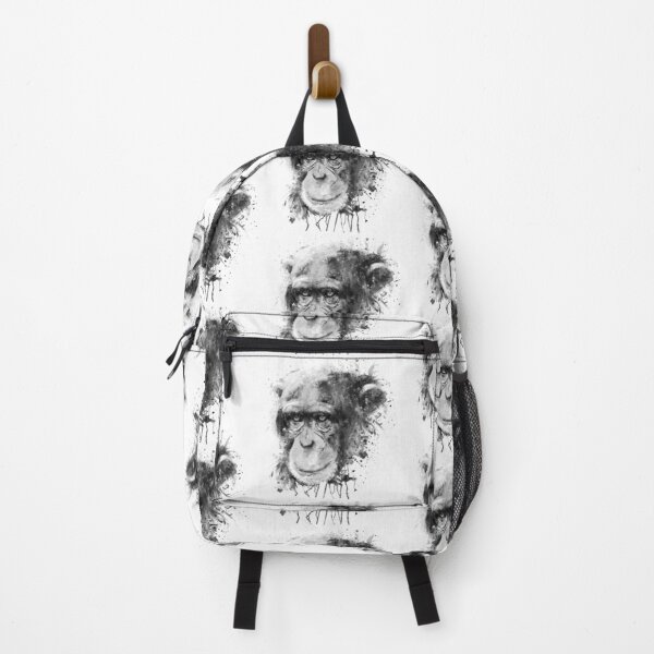 Item preview, Chimpanzee Portrait – Black & White designed and sold by caracatita75.