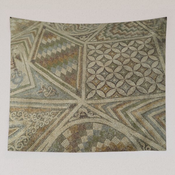 Item preview, Antique Roman Mosaic Carpet of Intricate Interlocking Forms designed and sold by Georgia Mizuleva.