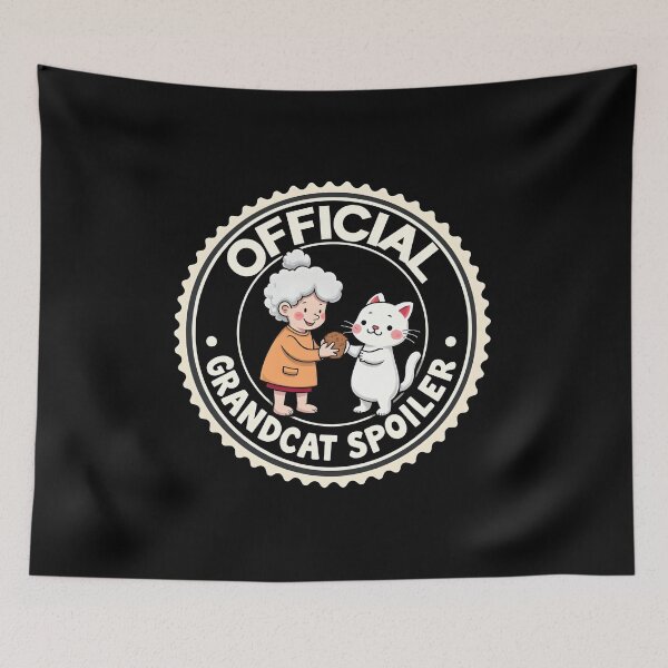 Item preview, Official GrandCat Spoiler – Cute Round Badge Design designed and sold by Fragy72.