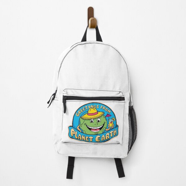 Item preview, Greetings from Planet Earth – Fun smiling planet design designed and sold by StormArte.
