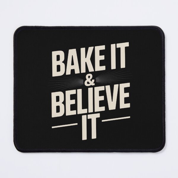 Item preview, Bake It & Believe It designed and sold by SignumShop.