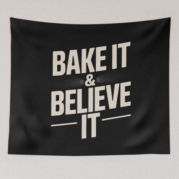 Item preview, Bake It & Believe It designed and sold by SignumShop.