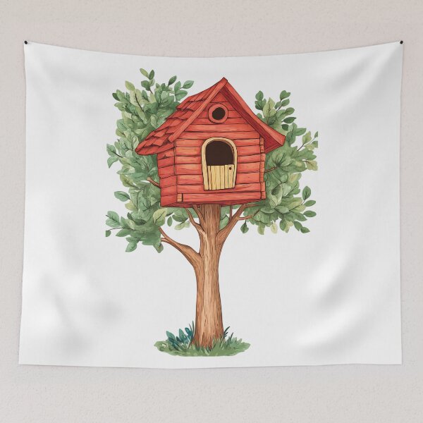Item preview, Ruralcore - Birdhouse on a Tree designed and sold by bapupa.