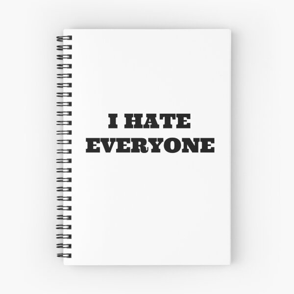 Item preview, I hate everyone designed and sold by HonneUmi.
