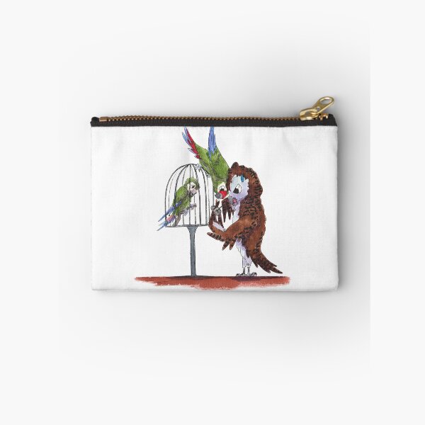 Item preview, parrot prevention illustration designed and sold by Chouetteplanete.