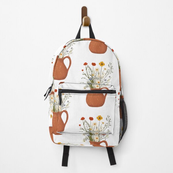 Item preview, Ruralcore - Clay Jug with Wildflowers designed and sold by bapupa.