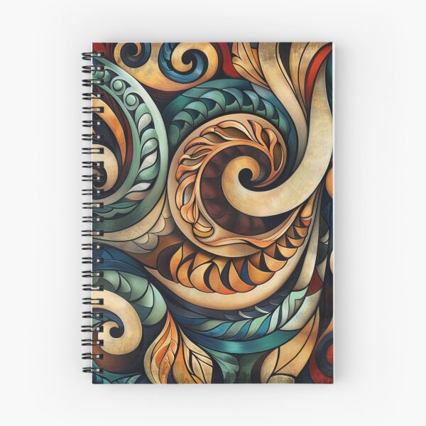 Item preview, New Zealand Māori Paua Pattern Koru Design 410 designed and sold by GrinGalore.