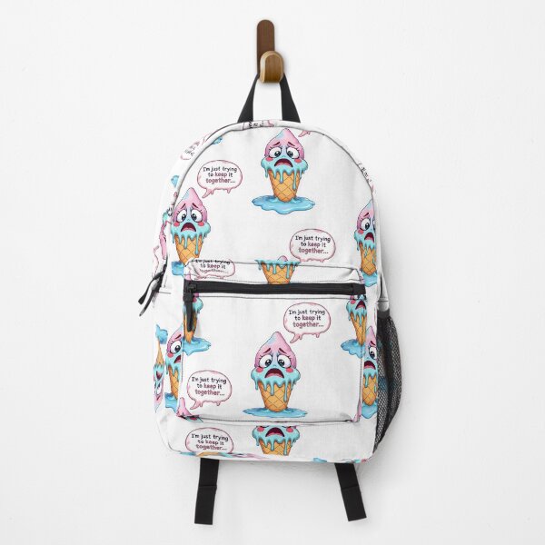 Item preview, Melting Ice Cream - Funny Cartoon Food Art designed and sold by LumiAnCreations.