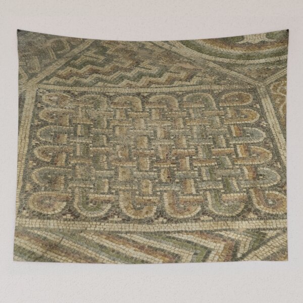 Item preview, Antique Roman Mosaic Carpet of Intricate Geometric Forms designed and sold by Georgia Mizuleva.