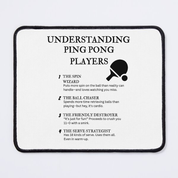 Item preview, Understanding Ping Pong Players – Funny Quotes for Table Tennis Addicts designed and sold by PsyFlow35.