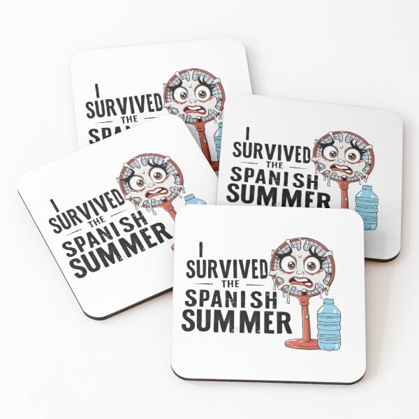Item preview, I Survived the Spanish Summer T-Shirt – Extreme Summer with Humor designed and sold by StormArte.