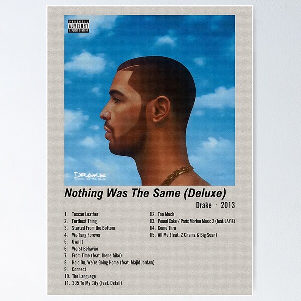 Item preview, drake track list designed and sold by MAX MILLER.