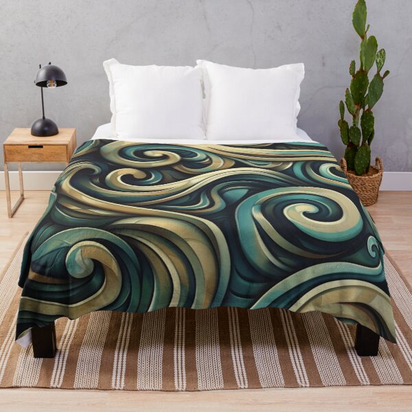 Item preview, New Zealand Māori Paua Pattern Koru Design 411 designed and sold by GrinGalore.