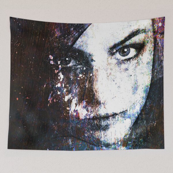 Item preview, Abstract Woman Portrait – Digital Emotion designed and sold by caracatita75.
