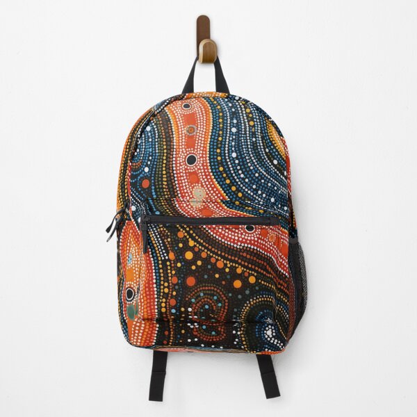 Item preview, Aboriginal Inspired Dot Art - Water Lava Rivers designed and sold by GrinGalore.