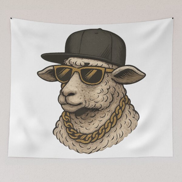 Item preview, Sheep Swag Supreme designed and sold by Mjonkey.
