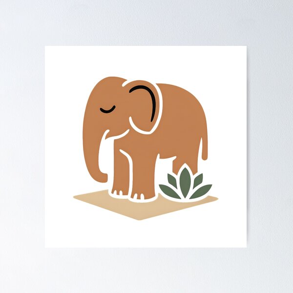 Item preview, Peaceful Elephant designed and sold by 良心創作.