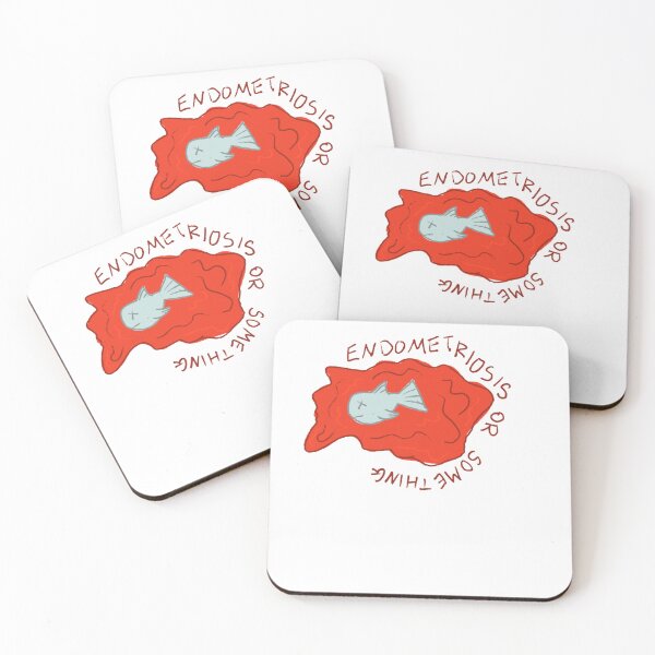 Item preview, Endometriosis, fish in blood puddle designed and sold by Scribble Catz.