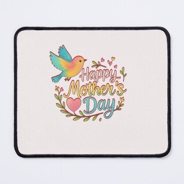Item preview, Happy Mother's Day Bird Art - Bright Cheerful Design for Mom and Loved Ones designed and sold by MoodCircuit.