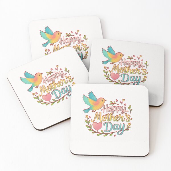 Item preview, Happy Mother's Day Bird Art - Bright Cheerful Design for Mom and Loved Ones designed and sold by MoodCircuit.