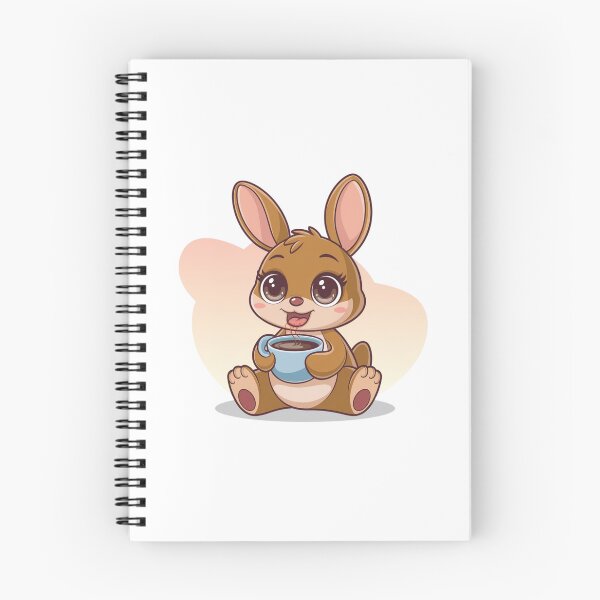 Item preview, rabbit with coffee designed and sold by Eternalski.