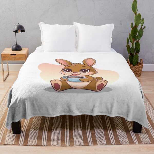 Item preview, rabbit with coffee designed and sold by Eternalski.