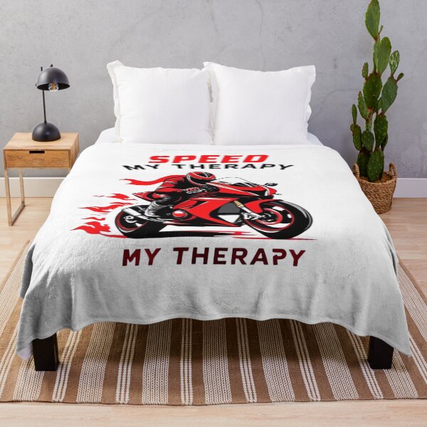 Item preview, Speed My Therapy – Racing Biker T-Shirt designed and sold by ARTReMi.