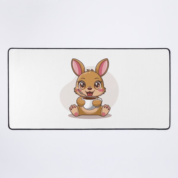 Item preview, rabbit with coffee designed and sold by Eternalski.