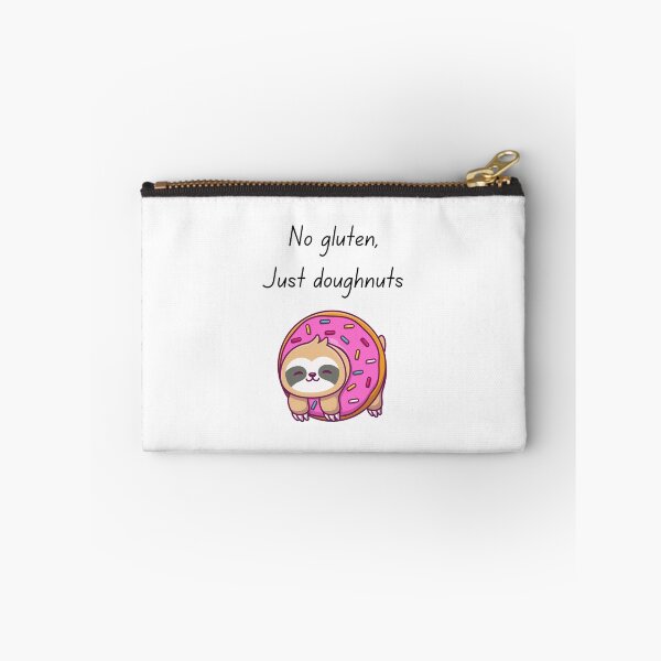 Item preview, No Gluten, Just Doughnuts | Cute Sloth in Doughnut Hole Coeliac Friendly Design designed and sold by My Gluten Free Life UK.
