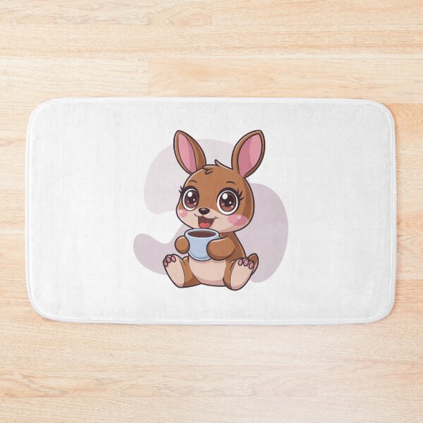 Item preview, rabbit with coffee designed and sold by Eternalski.