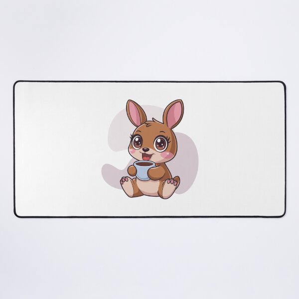 Item preview, rabbit with coffee designed and sold by Eternalski.