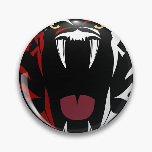 Item preview, tiger head open mouth roars designed and sold by Achille3777.