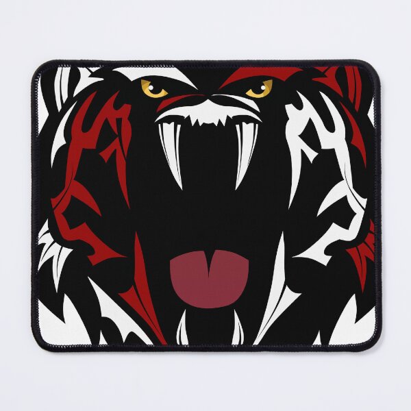 Item preview, tiger head open mouth roars designed and sold by Achille3777.