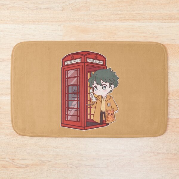 Item preview, Huffle House Magic Station – Cute Wizard Boy & Cat designed and sold by BGMeYou.